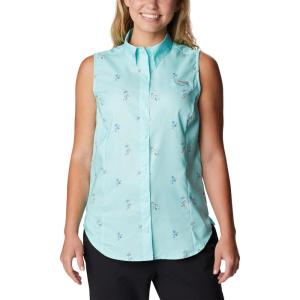 imageColumbia Womens Super Tamiami Sleeveless ShirtGulf Stream Bouquet Foray