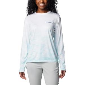 imageColumbia Womens Super Tidal Tee PFG Fish Flow SailfishGulf Stream Undulating FadeFf Sailfish