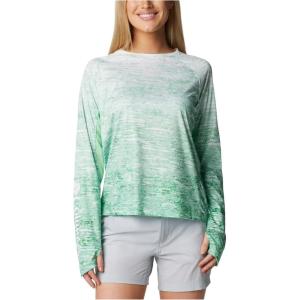 imageColumbia Womens Super Tidal Tee Vent Long SleeveOcean Mint Digiscale Fade