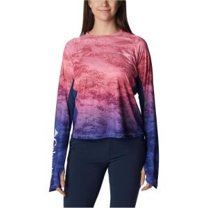 imageColumbia Womens Super Tidal Tee Vent Long SleevePink Pop Camo Gradient