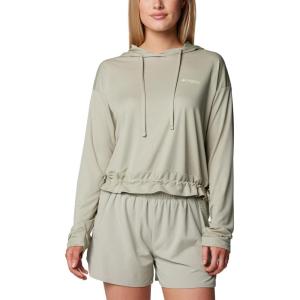 imageColumbia Womens Tidal Light HoodieSmokey SageSpring Yellow Logo