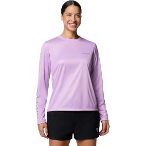 imageColumbia Womens Tidal Tee PFG Fish Star Long SleeveHydrangeaFish Star Marlin Floracamo