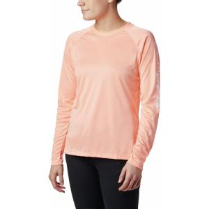 imageColumbia womens Tidal Tee Ii Long SleeveTurquoiseWhite Logo