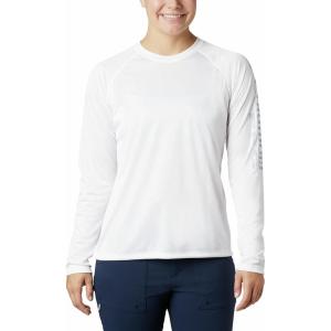 imageColumbia womens Tidal Tee Ii Long SleeveWild FuchsiaWhite Logo
