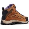 imageColumbia Womens Crestwood Mid Waterproof Hiking ShoeDark Truffle  Plum Purple