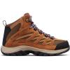 imageColumbia Womens Crestwood Mid Waterproof Hiking ShoeDark Truffle  Plum Purple