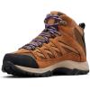 imageColumbia Womens Crestwood Mid Waterproof Hiking ShoeDark Truffle  Plum Purple
