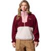 imageColumbia Womens Sequoia Grove 12 Zip FleeceRich WineDark StoneEraser Pink