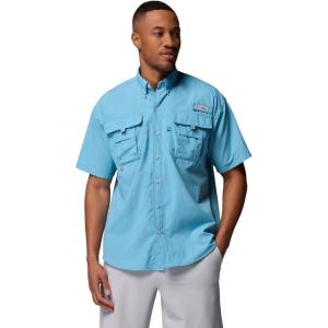 imageColumbia Mens PFG Bahama II Short Sleeve ShirtVintage Blue