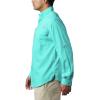 imageColumbia Mens PFG Tamiami II UPF 40 Long Sleeve Fishing ShirtBright Aqua