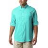 imageColumbia Mens PFG Tamiami II UPF 40 Long Sleeve Fishing ShirtBright Aqua