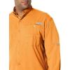 imageColumbia Mens PFG Tamiami II UPF 40 Long Sleeve Fishing ShirtBright Nectar