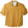 imageColumbia Mens PFG Tamiami II UPF 40 Long Sleeve Fishing ShirtDark Banana