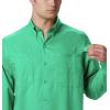 imageColumbia Mens PFG Tamiami II UPF 40 Long Sleeve Fishing ShirtDark Lime