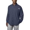 imageColumbia Mens PFG Tamiami II UPF 40 Long Sleeve Fishing ShirtDark Mountain