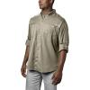 imageColumbia Mens PFG Tamiami II UPF 40 Long Sleeve Fishing ShirtFossil  Legacy