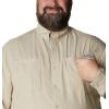 imageColumbia Mens PFG Tamiami II UPF 40 Long Sleeve Fishing ShirtFossil  Legacy