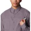 imageColumbia Mens PFG Tamiami II UPF 40 Long Sleeve Fishing ShirtGranite Purple
