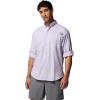 imageColumbia Mens PFG Tamiami II UPF 40 Long Sleeve Fishing ShirtLavender Pearl