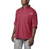 imageColumbia Mens PFG Tamiami II UPF 40 Long Sleeve Fishing ShirtSunset Red