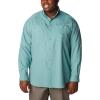 imageColumbia Mens PFG Tamiami II UPF 40 Long Sleeve Fishing ShirtTranquil Teal