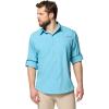 imageColumbia Mens PFG Tamiami II UPF 40 Long Sleeve Fishing ShirtVintage Blue
