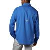 imageColumbia Mens PFG Tamiami II UPF 40 Long Sleeve Fishing ShirtVivid Blue  Legacy