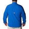 imageColumbia Mens PFG Tamiami II UPF 40 Long Sleeve Fishing ShirtVivid Blue  Legacy