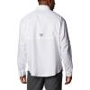 imageColumbia Mens PFG Tamiami II UPF 40 Long Sleeve Fishing ShirtWhiteRealtree Edge