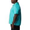 imageColumbia Mens Pine Canyon Short SleeveBright Aqua Baja Bonanza