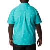 imageColumbia Mens Pine Canyon Short SleeveBright Aqua Baja Bonanza