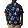 imageColumbia Mens Pine Canyon Short SleeveCollegiate Navy Staycation