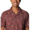 imageColumbia Mens Pine Canyon Short SleeveLight Raisin Baja Bonanza
