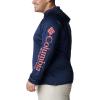 imageColumbia Mens Terminal TackkleHoodieCollegiate NavySunset Red Logo