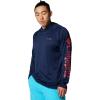 imageColumbia Mens Terminal TackkleHoodieCollegiate NavySunset Red Logo