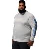 imageColumbia Mens Terminal TackkleHoodieCool Grey HeatherVivid Blue Logo