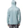 imageColumbia Mens Terminal TackkleHoodieCrushed Blue HeatherBright Nectar Logo