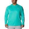imageColumbia Mens Terminal TackkleHoodieElectric TurquoiseCool Grey Logo