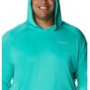 imageColumbia Mens Terminal TackkleHoodieElectric TurquoiseCool Grey Logo