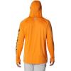 imageColumbia Mens Terminal TackkleHoodieOrange BlastBlack Logo