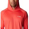 imageColumbia Mens Terminal TackkleHoodieRed HibiscusWhite Logo
