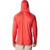 imageColumbia Mens Terminal TackkleHoodieRed HibiscusWhite Logo