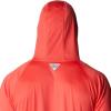 imageColumbia Mens Terminal TackkleHoodieRed HibiscusWhite Logo
