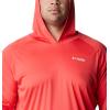 imageColumbia Mens Terminal TackkleHoodieRed HibiscusWhite Logo