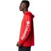 imageColumbia Mens Terminal TackkleHoodieRed SparkWhite Logo