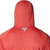 imageColumbia Mens Terminal TackkleHoodieSunset RedCollegiate Navy Logo