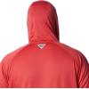 imageColumbia Mens Terminal TackkleHoodieSunset RedCollegiate Navy Logo