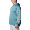 imageColumbia Mens Terminal TackkleHoodieTranquil TealOrange Reef Logo