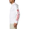 imageColumbia Mens Terminal TackkleHoodieWhiteRed Spark Logo