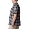 imageColumbia Mens Under Exposure Yarn Dye Short Sleeve ShirtCity Grey Madras Gingham
